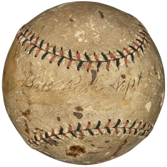Babe Ruth 1920 Single Signed Official Game Baseball PSA DNA COA