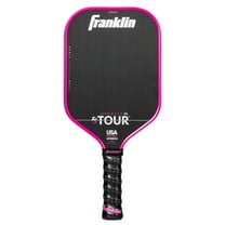 Franklin Sports Pro Pickleball Paddles - FS Tour Series Carbon Fiber Pickleball Paddles - Official USA Pickleball (USAPA) Approved Paddles - Dynasty Pro Player Paddle - 14mm Polymer Core - Pink
