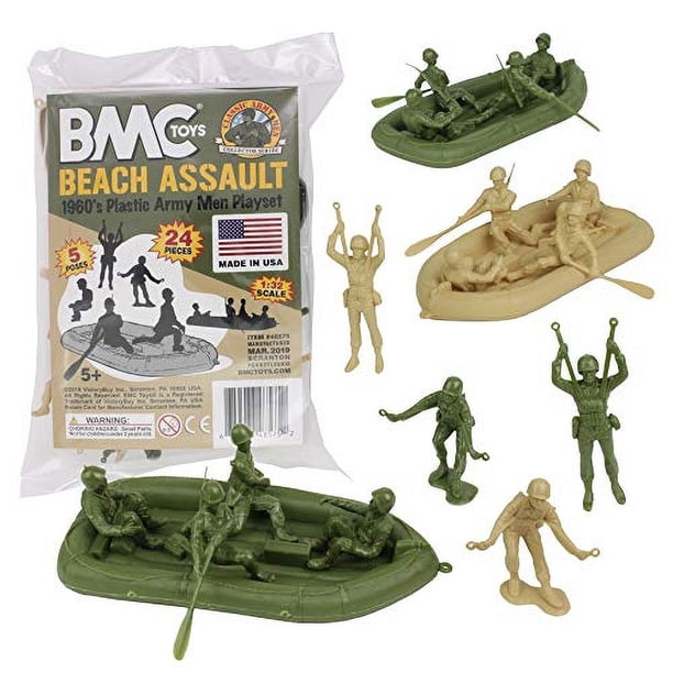 BMC Marx Plastic Army Beach Assault para hombre verde