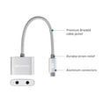 thumbnail image 4 of Cable Matters Premium Braided USB C Audio Adapter Sound Card with 3.5mm Headphone and Microphone Jack for Laptop and Smartphone, 4 of 7