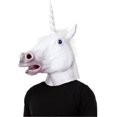 thumbnail image 1 of Máscara de cabeza de unicornio de látex para disfraz de caballo, fiesta de disfraces de Halloween, máscara de goma de látex con cabeza de unicornio para adultos espeluznante, 1 of 3