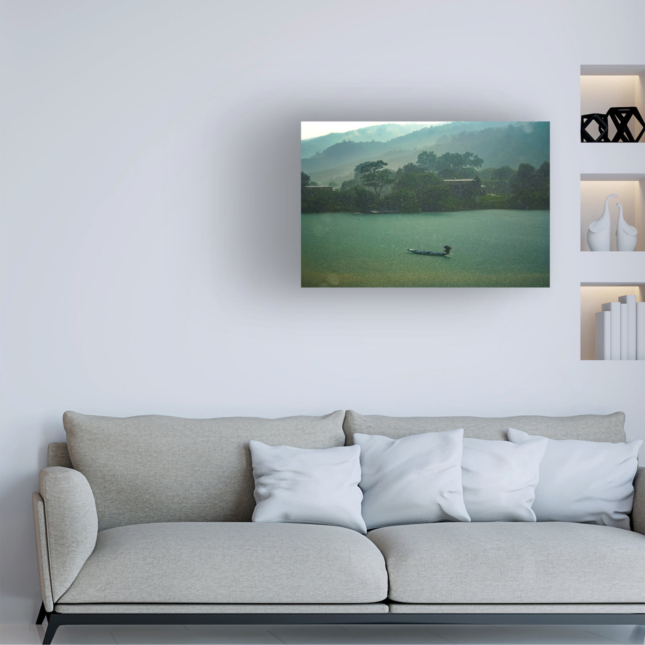 Trademark Fine Art Zabed Hasnain Chowdhury Monsoon Beauty Canvas Wall Art