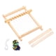 thumbnail image 5 of Kit de telar de madera, máquina de tejer con hilos, telar de tapicería portátil hecho a mano, manualidades DIY para tejer bufandas, sombreros y mantas, 5 of 9