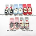 thumbnail image 3 of Cotton Rubber Sole Comfortable And Soft Warm Soft Sole Socks Leather Socks Toddler Shoes Baby Shoes GREY 1 11CM, 3 of 8
