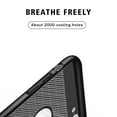 thumbnail image 3 of Phone Case Plastic Phone Shell Hollow Heat Dissipation Cover, Case Heat Dissipation Phone Replacement for iPhone 11, Black, 3 of 6