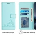 thumbnail image 4 of Flip case for GANGXUN Samsung Galaxy A20/A30 Wallet Case with Kickstand, Card Slots, RFID Block, Cat Design, 4 of 5