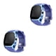 thumbnail image 3 of Sidaley Reloj inteligente T8 compatible con Bluetooth, reloj de deportivo con pantalla táctil LCD de 1,58 pulgadas, rastreador de actividad Azul 2piezas, 3 of 5