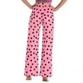 thumbnail image 5 of BLVB Womens Comfy Pajama Pants with Pockets Stretch Drawstring Lounge Pants Soft Casual Wide Leg Pjs Sleep Bottoms Valentine's Day Gifts, 5 of 5