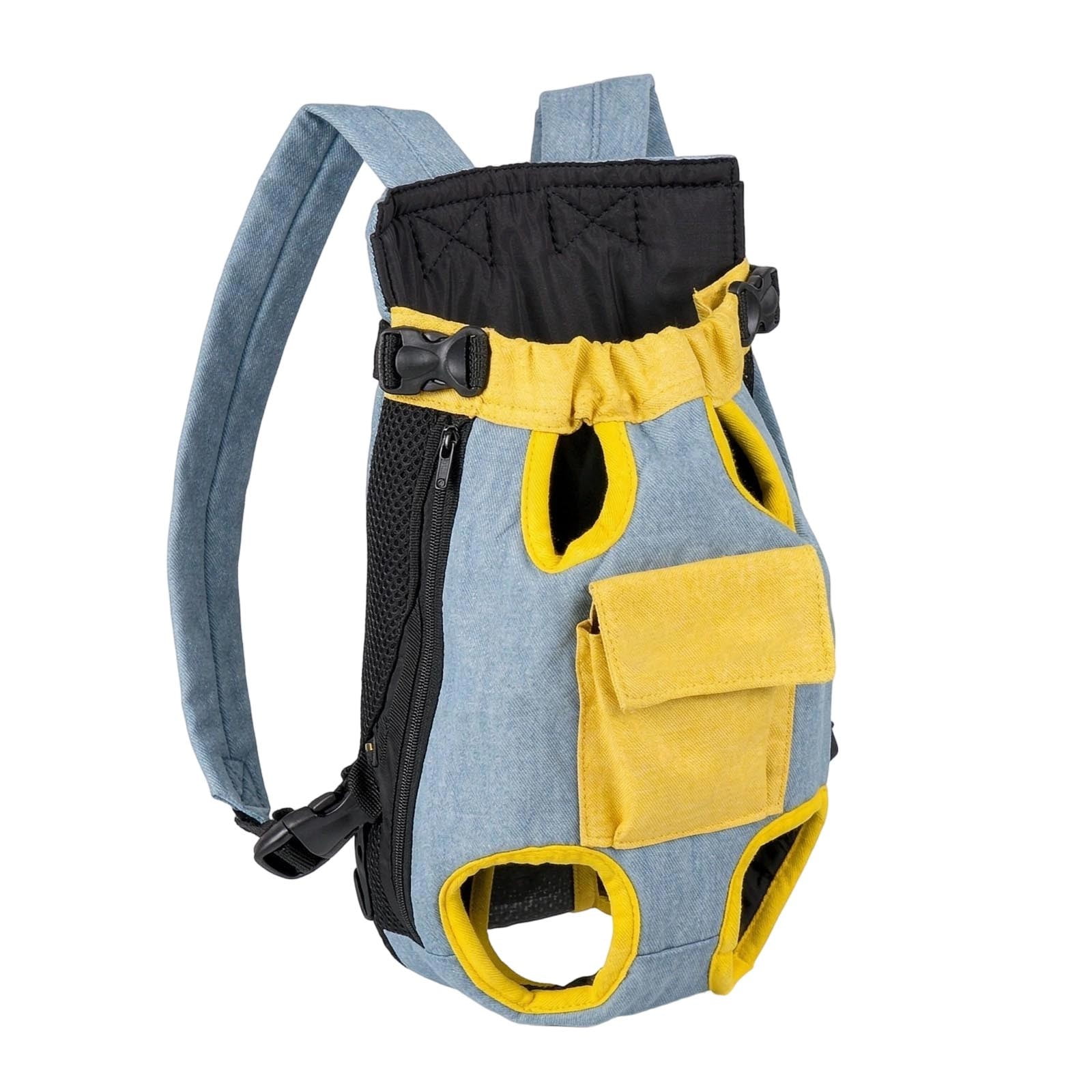 PANCHENH Front Backpack Adjustable Hands‑ Chest Backpack Breathable Travel For Small Cats Puppies Outdoor Walking Travel