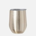 thumbnail image 1 of Gobelet Double Paroi Noir en Lin - 350ml, 1 of 2