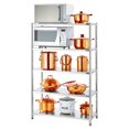 thumbnail image 5 of Villertech 5-Tier Stainless Steel Shelf,Adjustable Shelves,Garage Storage Rack,24.8"*15.8"*54.7", 5 of 8