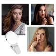 thumbnail image 2 of Tunhigl 60 LED Ring Light for Selfies, Makeup, and Video: Rechargeable Clip-On Light with Adjustable Brightness and Color Temperature for Phones and Laptops White, 2 of 8