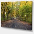 thumbnail image 2 of The Mall Area in Central Park - Large Landscape Canvas Art, 2 of 4