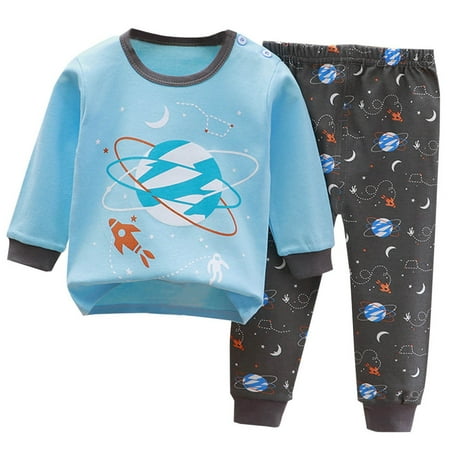 

CHEEREAM Toddler Baby Boy Clothes Fall Winter Outfit Long Sleeve Tractor Letter Sweatshirts Pant Infant Baby Farm Clothes for 3-84M