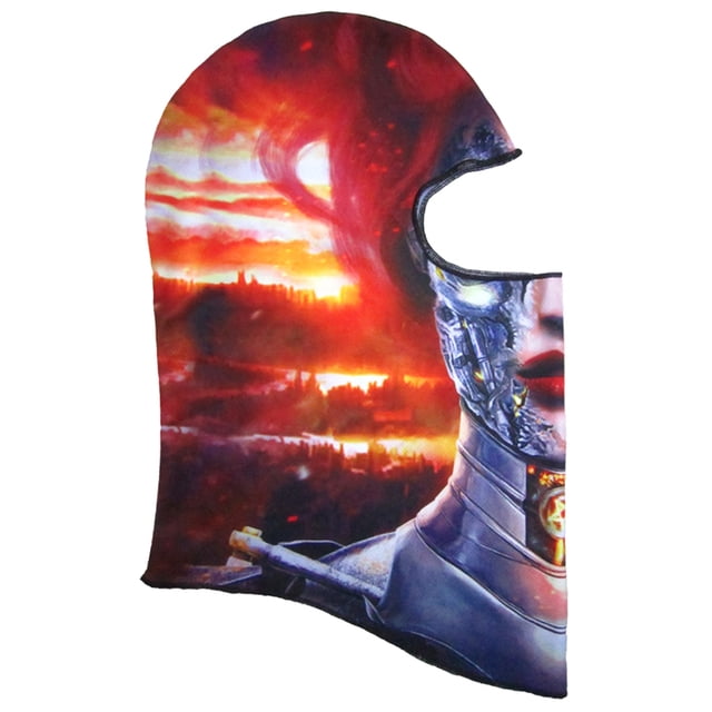 Máscara Mascarilla Facial Toda Cara Exterior Cráneo Ciclismo Pasamontañas Cuello Capó Sombrero Baoblaze Fantasma en el exterior del cráneo Balaclava cuello Hood