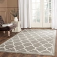 thumbnail image 3 of Safavieh Amherst Collection AMT415R Dark Grey and Beige Indoor,  Outdoor Square Area Rug (7' Square), 3 of 5
