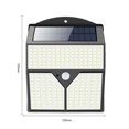 thumbnail image 3 of 318 LEDs Solar Lamp Outdoor Human Induction Courtyard Wall Lamp Waterproof IP65 60㎡ Lighting Area, 3 of 4
