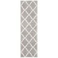 thumbnail image 3 of Parma Lyssa Geometric Shag Area Rug by Chateau Lyon Area Rug, Grey/Cream, 3' x 5', 3 of 8