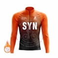 thumbnail image 2 of SYN - Maillot de ciclismo de invierno para hombre, ropa térmica de polar de manga larga para ciclismo de montaña, uniforme para bicicleta, ropa de ciclismo, chaqueta para bicicleta, 2 of 5