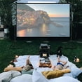 thumbnail image 5 of GAINVANE Projector Screen With Stand Soft Grey Wrinkle-Free Anti-Light 160° Viewing Angle 120 in Reflective Screen Outdoor, 5 of 6