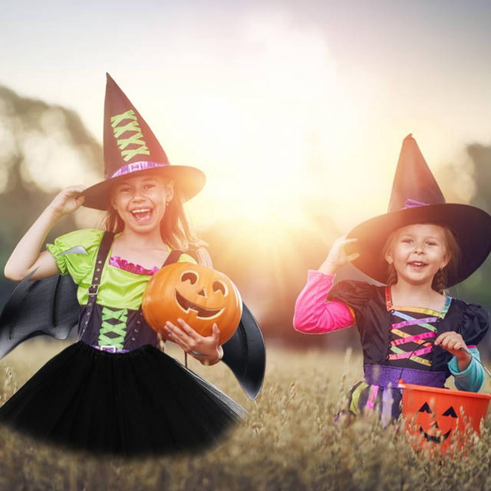 Disfraz De Murciélago Para Niñas - Set De 4 Piezas Con Falda Tutú, Alas Y Diadema Para Halloween Y Cosplay