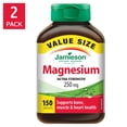 thumbnail image 1 of Jamieson Magnesium 250 mg Ultra Strength, 2 x 150 Caplets, 1 of 3