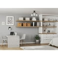 thumbnail image 2 of Vertex Collection Three-Light Matte Black Etched White Contemporary Convertible Chandelier, 2 of 19
