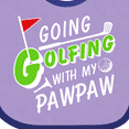thumbnail image 4 of Inktastic Going Golfing with My Pawpaw- Kids Golf Boys or Girls Baby Bib, 4 of 4