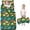 Green Cartoon Dinosaurs Jungle Flowers, variant on Dinosaur and Volcano Pink Pattern Teens Toddler Nap Mat with Pillow, Sleeping Mat Bag for Preschool Daycare 59"x22"