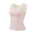 thumbnail image 1 of Camiseta de tirantes de cuello redondo para niña, ropa interior de color liso para estudiantes de desarrollo, con terciopelo y acolchado en el pecho, camiseta de tirantes de cuello redondo para niña,, 1 of 4