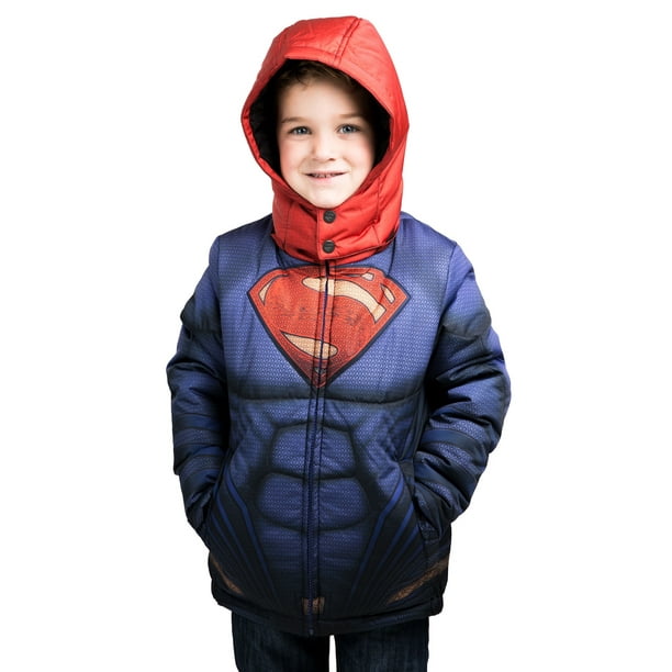Kids Superman Puffer Jacket
