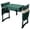Green, variant on Leumius Foldable Garden Kneeler Seat with 2 Tool Pouches,Foldable Stool Heavy Duty Thick Gardening Bench for Kneeling and Seat