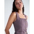 thumbnail image 4 of Scoop Women's and Women's Plus Denim Corset Top, Sizes XS-4X, 4 of 5