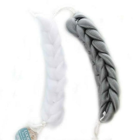 DDI 2329970 Back Scratcher Loofah - White & Grey Case of 96