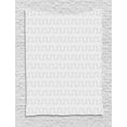 thumbnail image 1 of Damask Grey Tapestry, Simple Pattern with Curls and Dots in Neutral Design Print, Wall Hanging for Bedroom Living Room Dorm Decor, 40W X 60L Inches, Pale Grey and White, by Ambesonne, 1 of 2