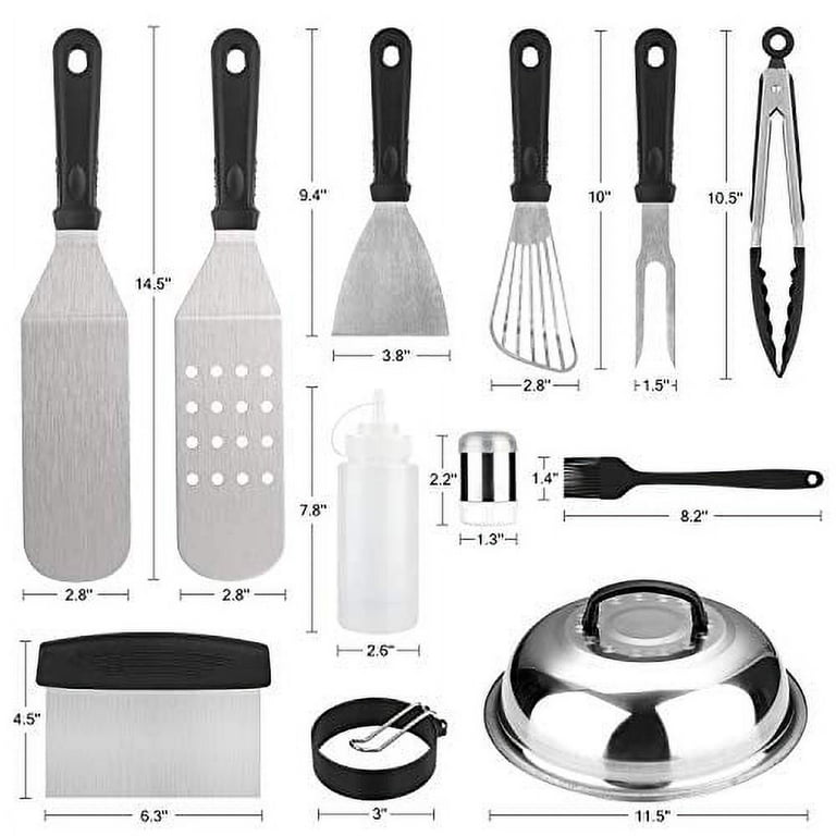  Blackstone Griddle Accessories Kit,28PCS Flat Top