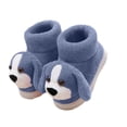 thumbnail image 2 of LvhaoGJOB Kids' Soft & Cozy Bootie Slippers with Plush Lining and Non-Slip Platform Sole, 2 of 6