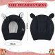 thumbnail image 3 of Gorro de punto para perros y mascotas - Silencioso - Cálido - Protección contra el ruido - Para perros medianos y grandes - Negro, 3 of 5