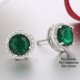 thumbnail image 1 of Anillos de circonia cúbica AAA para mujer, anillo de cristal verde de lujo para fiesta, compromiso, boda, regalo de joyería de plata, nueva moda, 1 of 4