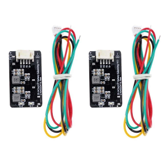 2 Uds 1.2A 3S Ecualizador Activo MóDulo Ecualizador Li-Ion Lifepo4 BateríA de Litio Balanceador Activo BMS