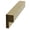 Poplar, variant on EWCB15 Casing Back Band 1-1/2" Tall x 7/8" Trim Moulding. Unfinished