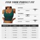 thumbnail image 5 of Balery Dark teal green Sujetadores deportivos con espalda cruzada para mujer, acolchados, sin costuras, de alto impacto, ideales para yoga, gimnasio, entrenamiento y fitness.-Medium, 5 of 8
