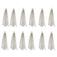 thumbnail image 1 of 2x 12pcs Casquillo para Joyería de Correas de Teléfono Móvil Llavero Gloria Colgante de borla, 1 of 6