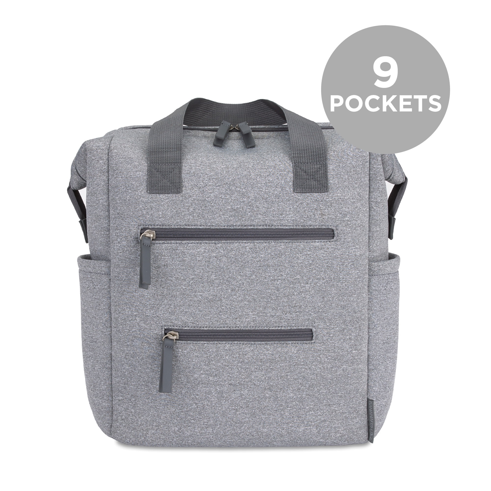 Bananafish Studio Neoprene Back Pack Diaper Bag, Gray, Unisex, Infant, Toddler