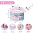 thumbnail image 3 of Joyero Jewelkeeper Music para niñas con unicornio giratorio, 3 of 6