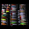 thumbnail image 3 of 56PCS Fishing Lures Set Mixed Minnow lot lure Bait Crankbait Tackle Bass, 3 of 9