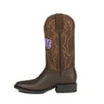 thumbnail image 4 of Men's Brown TCU Horned Frogs Western Boots, 4 of 7