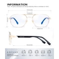 thumbnail image 5 of ANYLUV Blue Light Glasses Men/Women, Blue Light Blocking Glasses, Computer Screen Blocker Eyes Protection Glasses, 5 of 10