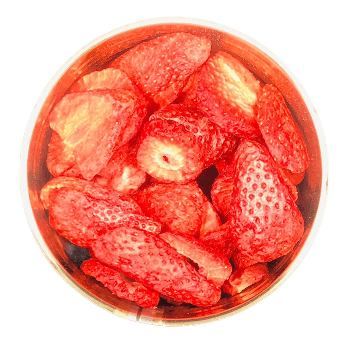 Future Essentials Freeze Dried Long Shelf Life Emergency Food Sliced Strawberries #2.5/ 2.2oz/Can- 12 Cans