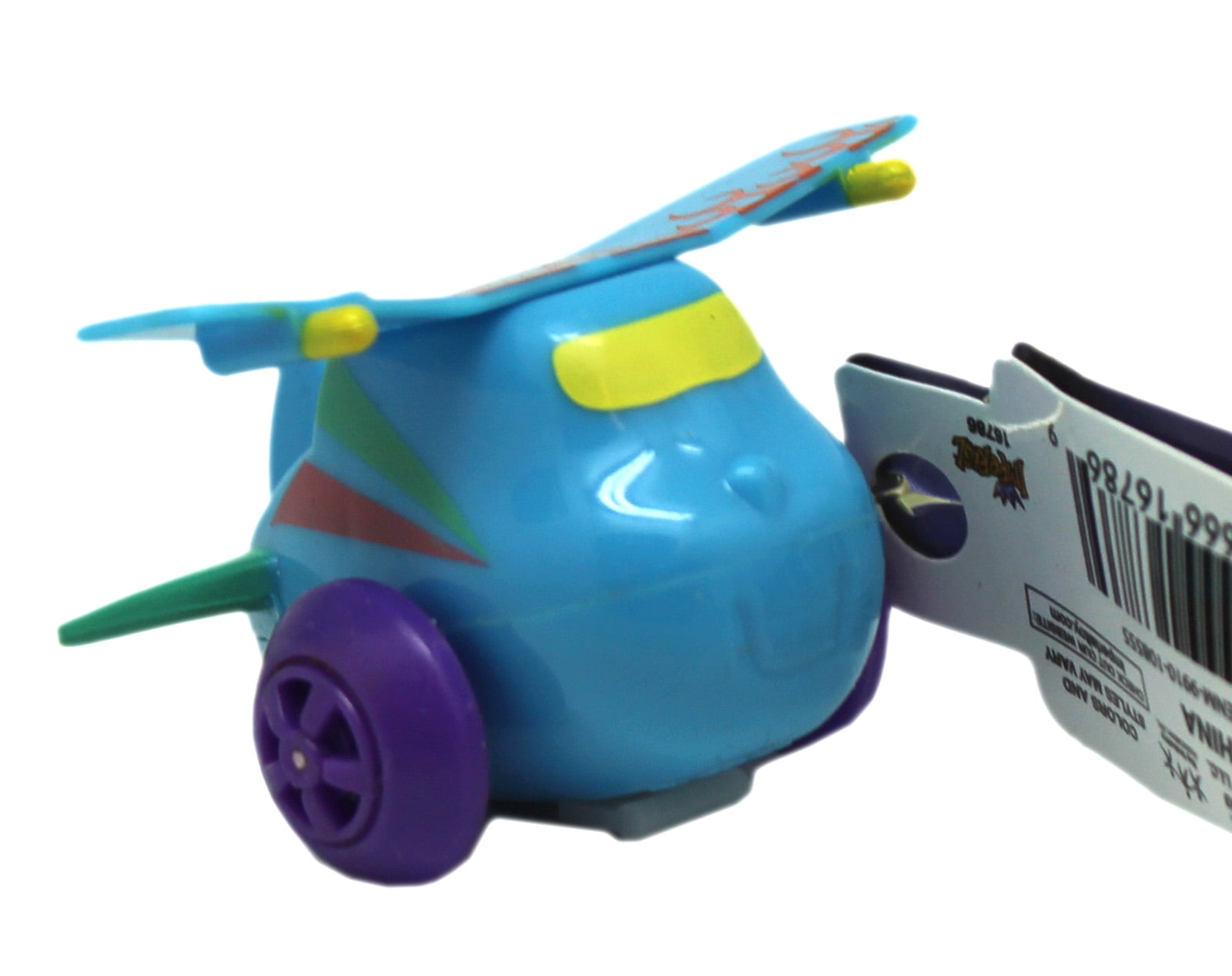 Walk Abouts Blue Colored Windup Flipping Airplane Toy